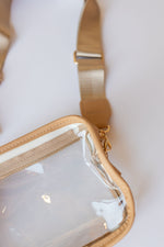 clear game day shoulder bag