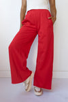 wide leg sweat pants