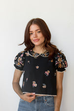 sofia embroidery top