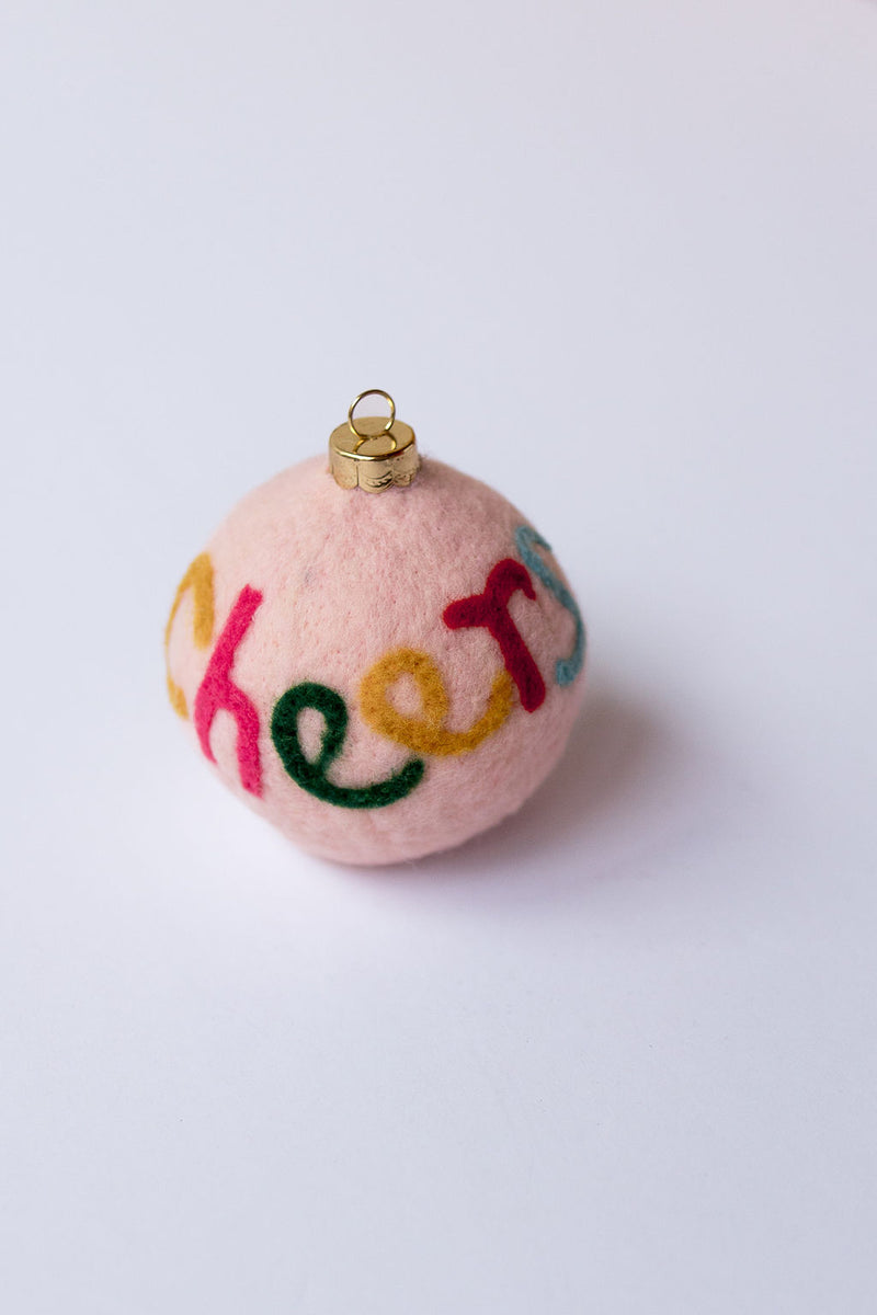 holiday felt ornament