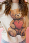 teddy love oversized sweatshirt