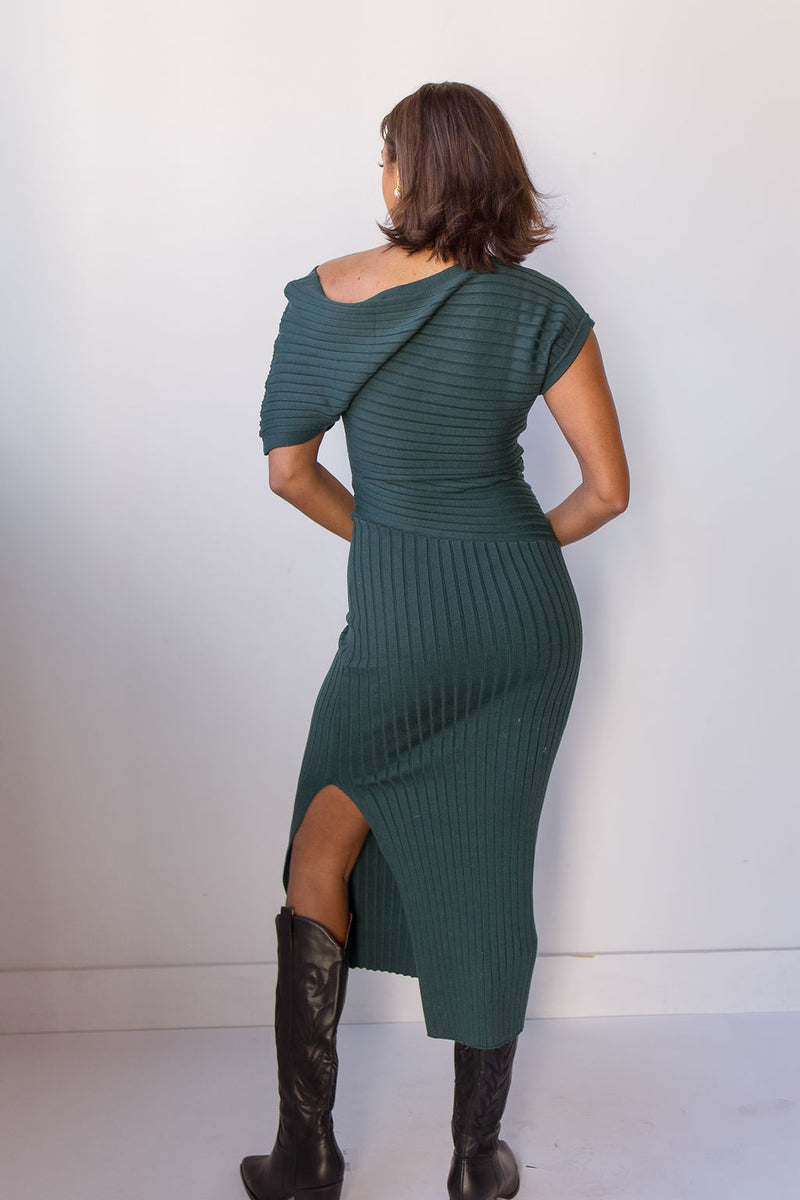 stacee knit midi dress