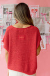 sweet as can be short sleeve sweater