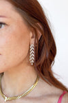 astrid cz drop earrings