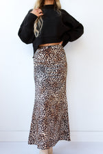 winslow leopard maxi skirt