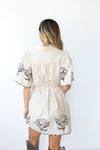 calista embroidered dress