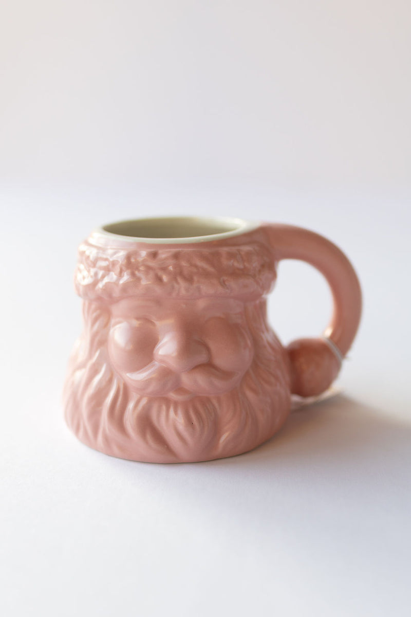 santa mug - pink