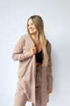 longline hoodie cardigan