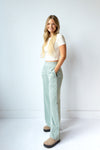 wide leg sweat pants