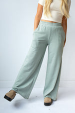 wide leg sweat pants