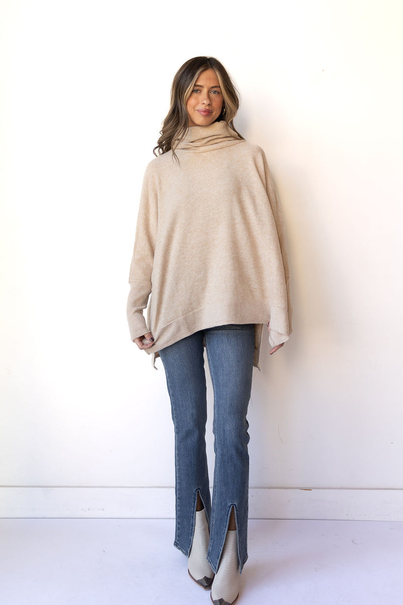 aveline cowl neck sweater