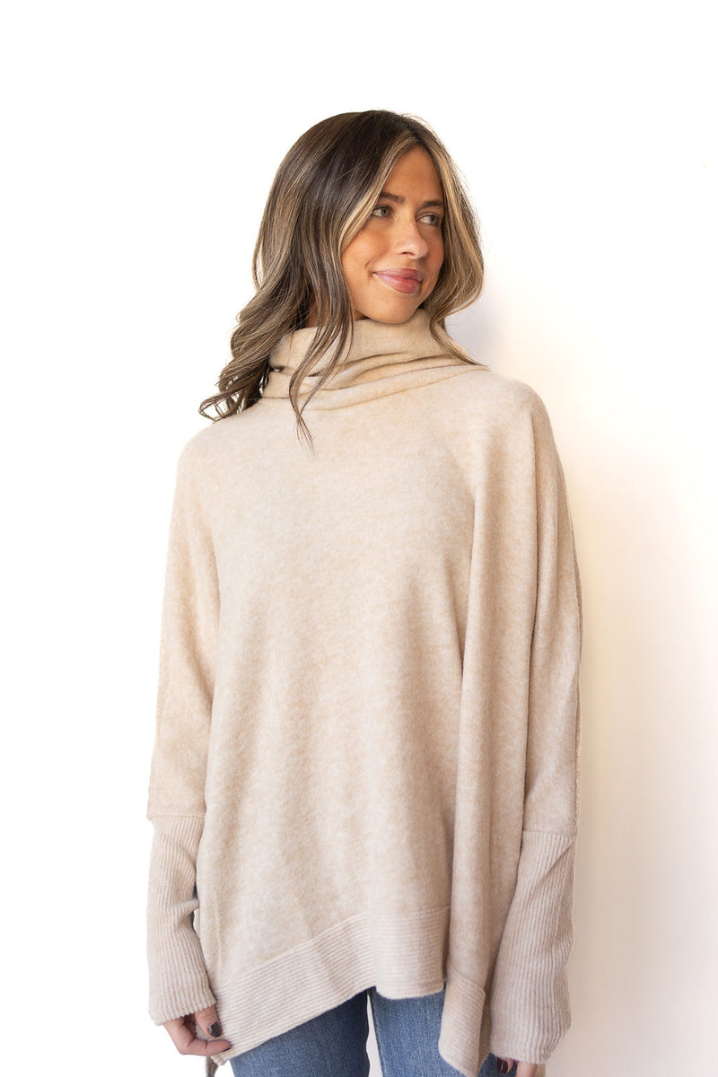 aveline cowl neck sweater