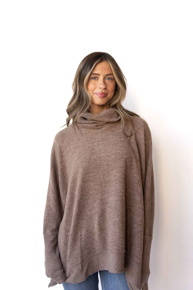 aveline cowl neck sweater