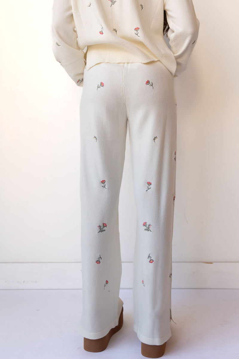 collins embroidered pants