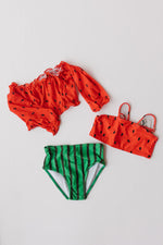 mia 3 piece watermelon swimsuit