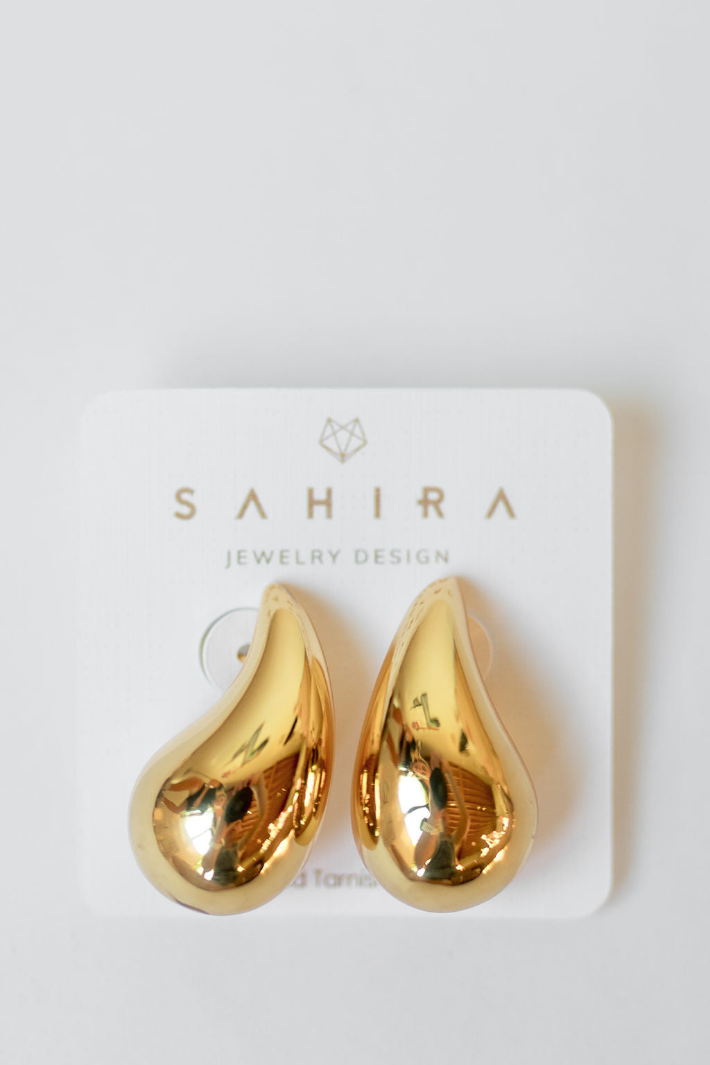 mode, elia raindrop earrings - gold