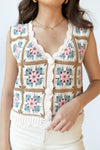 fran crochet vest