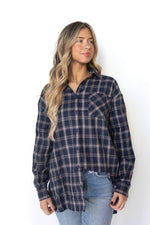 check oversized button down