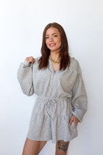 early riser hooded romper