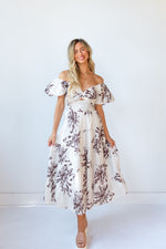 naomi floral maxi dress