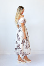 naomi floral maxi dress