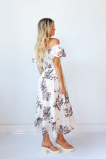 naomi floral maxi dress