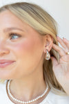 elia raindrop earrings - silver