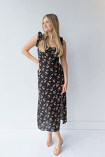 sweet heart midi dress