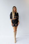 lily embroidered mini skirt