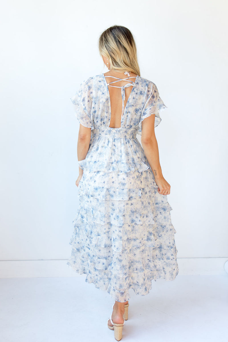 rosalee floral maxi dress