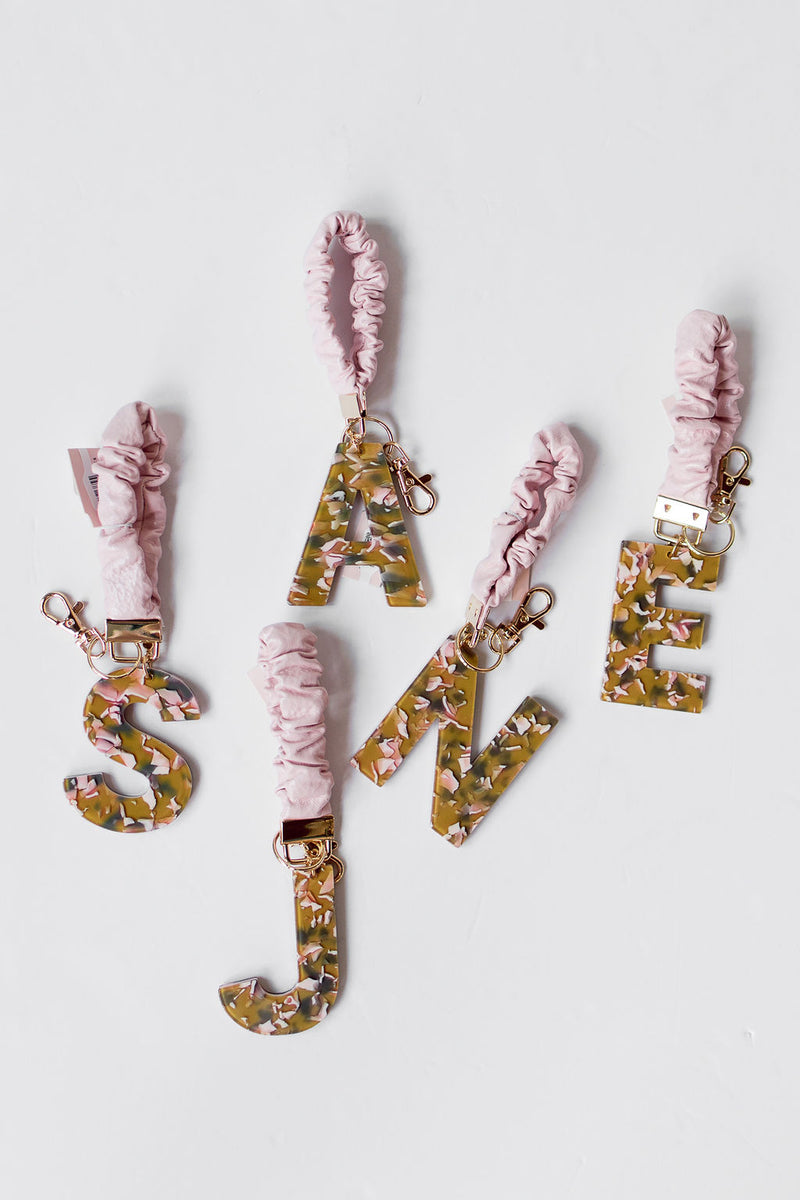 jordan camo letter keychain