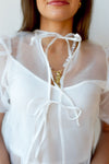 sheer liora blouse