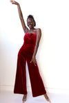 elori velvet jumpsuit