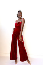 elori velvet jumpsuit