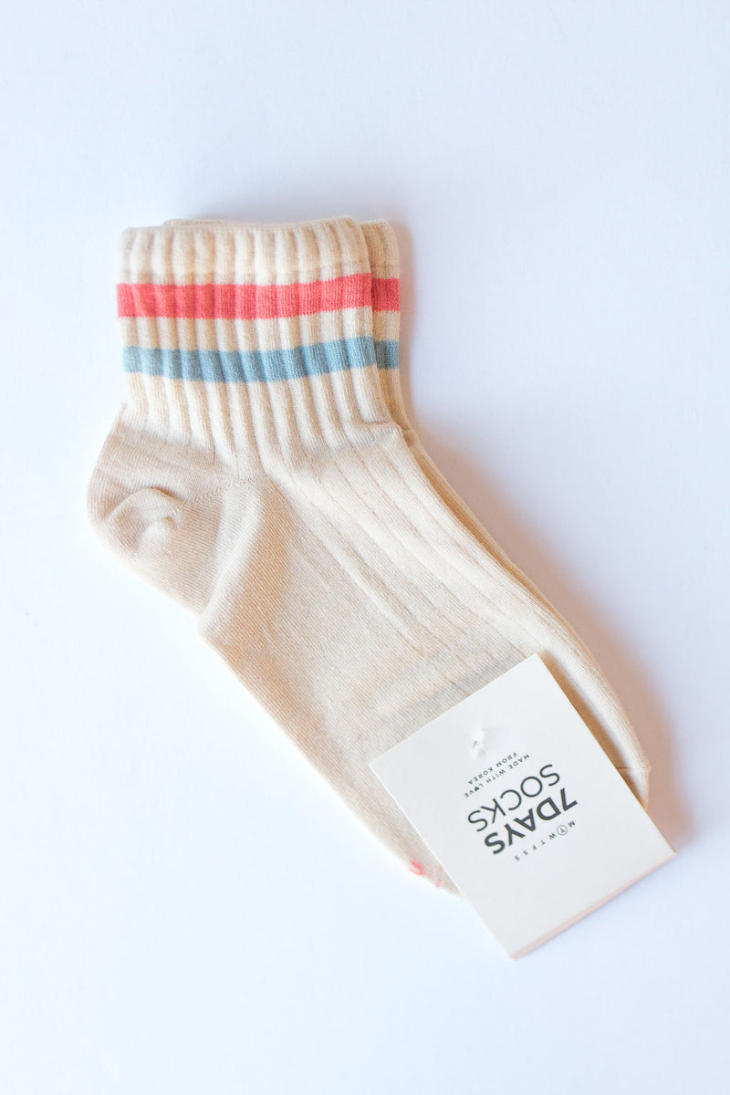 retro stripe socks