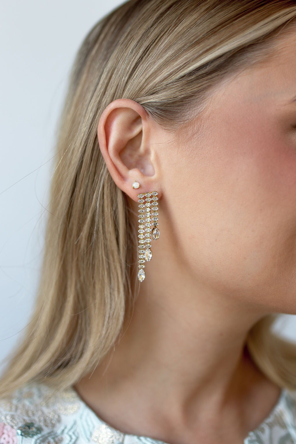 mode, ritz earrings