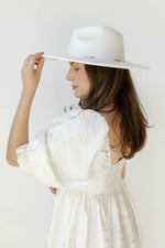 briar hat, ivory