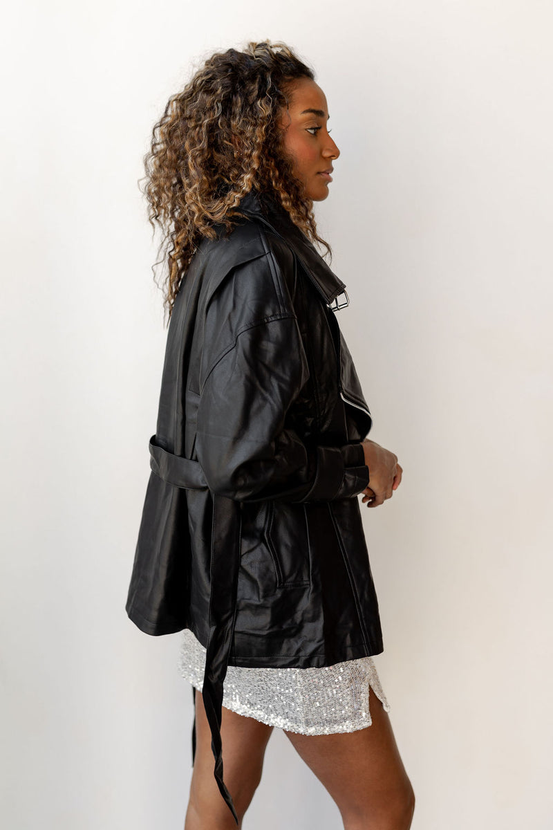 mode, heartbreaker oversized leather jacket