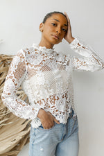 mode, rule breaker lace blouse