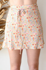 mode, southern charm floral skirt