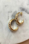 emerson gold hoops