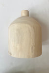 quinn paulownia wood vase