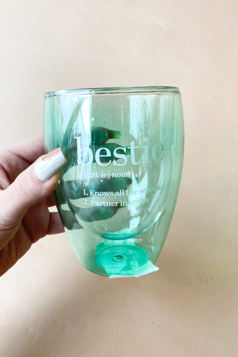 bestie stemless glass