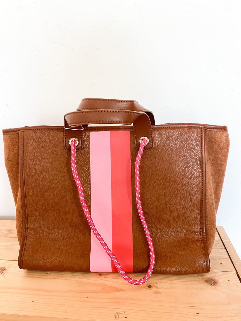 stanton tote, hazelnut