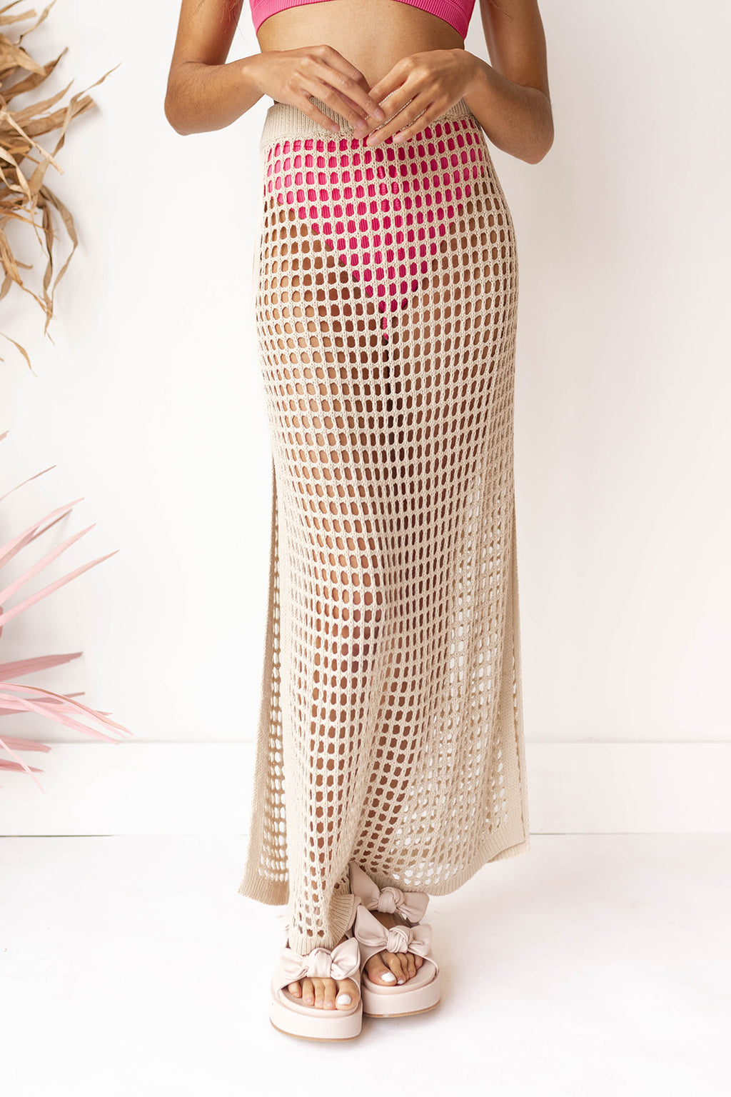 Crochet Knit Skirt - Women - Ready-to-Wear